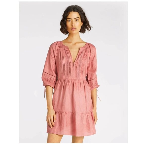 Kivari Harlow Baby Doll Linen Mini Dress - Picture 2 of 4